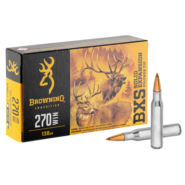 Browning .270 Win BXS 130 gr : Puissance et Précision pour Grand Gibier