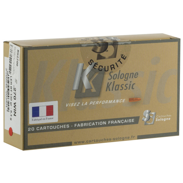 Cartouches Sologne .270 Win : Précision et Expansion Optimale