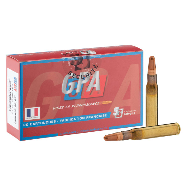 Cartouches Sologne .30-06 GPA : Puissance Écologique pour Grand Gibier
