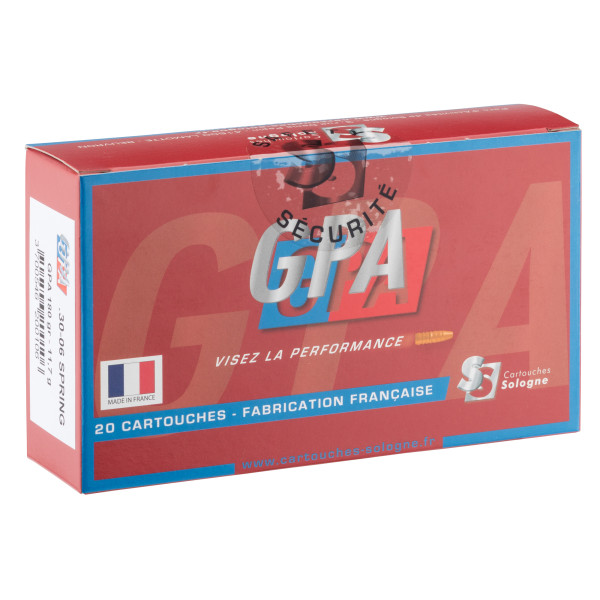 Cartouches Sologne .30-06 GPA : Puissance Écologique pour Grand Gibier