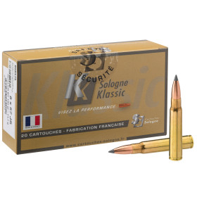 Cartouches Sologne 8x57 JS : Précision et Puissance pour le Grand Gibier