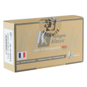 Munitions Sologne .45-70 Govt 300 gr : Puissance et Précision pour Grand Gibier