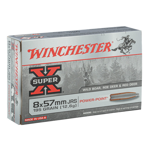 Cartouches Winchester 8x57 JRS : Puissance et Précision Inégalées