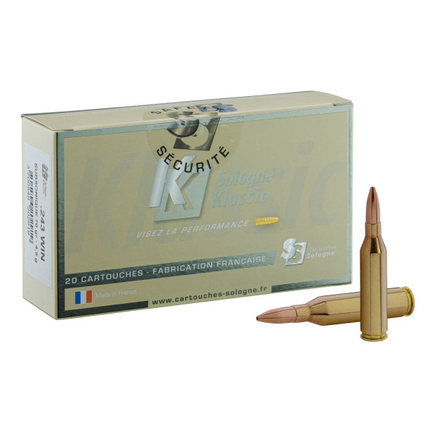 Munitions Sologne .243 Win Subsonique : Précision Silencieuse