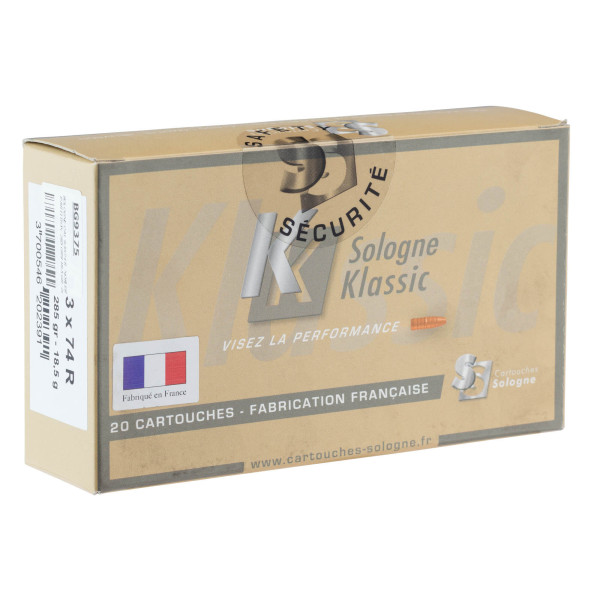 Sologne 9.3x74 R Nosler: Puissance et Pénétration pour Grand Gibier