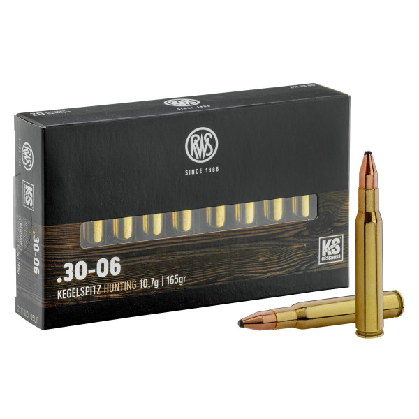 Munitions RWS 30-06 KS 165 gr : Précision et Puissance Inégalées
