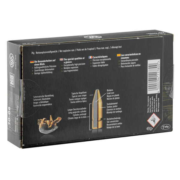 Munitions RWS 30-06 KS 165 gr : Précision et Puissance Inégalées