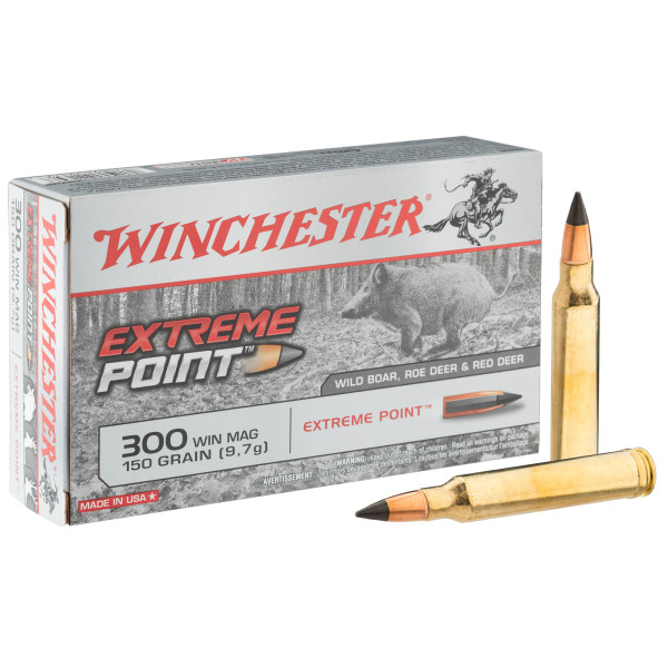 Winchester .300 Win Mag Extreme Point : Précision et Puissance pour le Grand Gibier