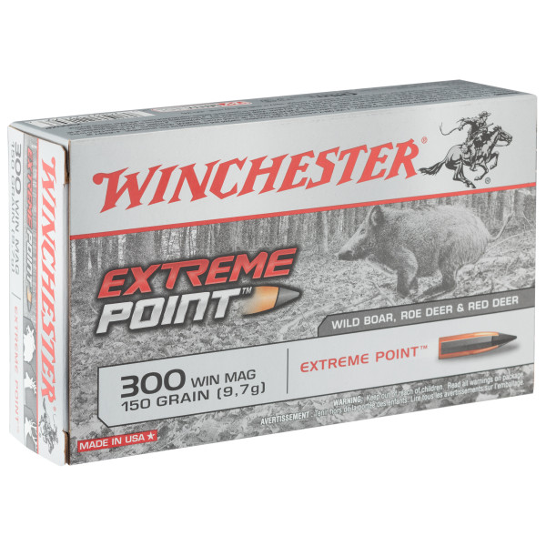 Winchester .300 Win Mag Extreme Point : Précision et Puissance pour le Grand Gibier