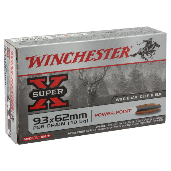 Munitions Winchester 9.3x62 : Puissance et Précision pour Grand Gibier