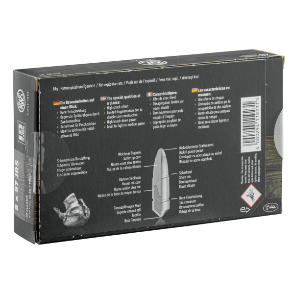 RWS 8x57 JRS ID Classic : Précision et Impact pour Gros Gibier