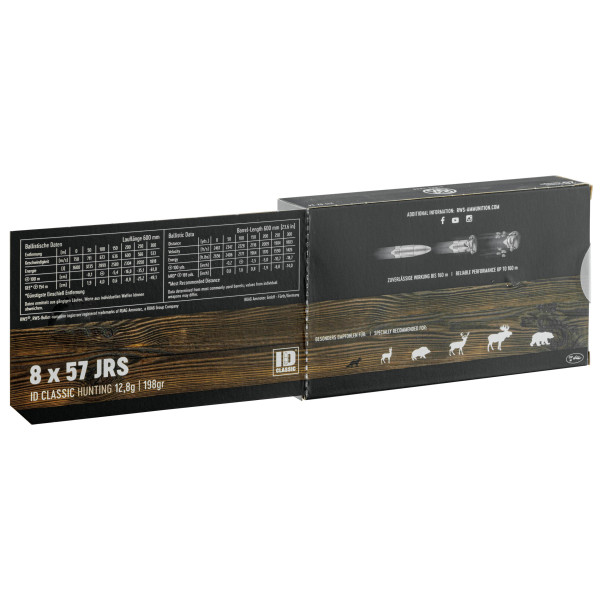 RWS 8x57 JRS ID Classic : Précision et Impact pour Gros Gibier