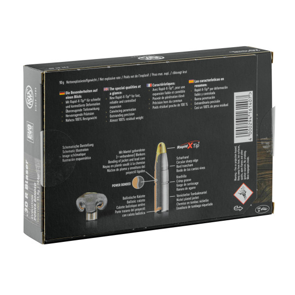 Cartouches RWS 30 Blaser : Précision et Puissance pour Gros Gibier