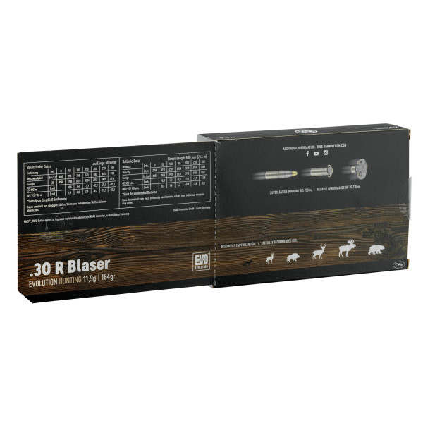 Cartouches RWS 30 Blaser : Précision et Puissance pour Gros Gibier