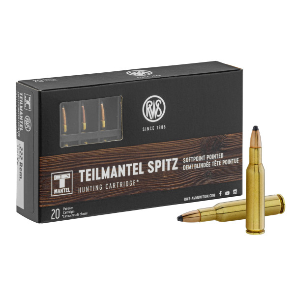 Précision et Puissance : RWS .222 Remington T-Mantel 50 gr