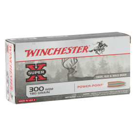 Winchester .300 WSM 180 gr : Puissance et Précision Inégalées