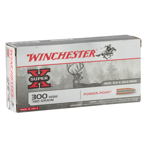 Winchester .300 WSM 180 gr : Puissance et Précision Inégalées