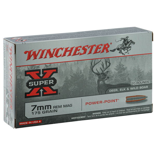 Winchester Power Point 7mm Rem Mag : Puissance et Précision Inégalées