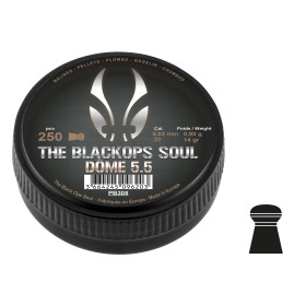 Plombs 5.5 Black Ops Soul DOME : Précision et Impact Puissant