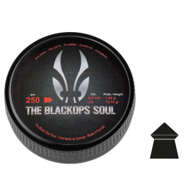 Plombs Black Ops Soul 5,5 mm : Précision Ultime pour le Plinking