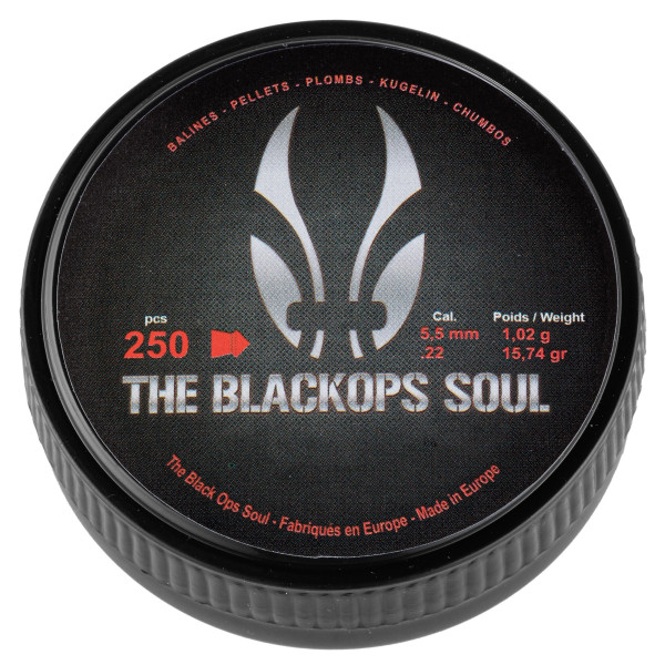 Plombs Black Ops Soul 5,5 mm : Précision Ultime pour le Plinking