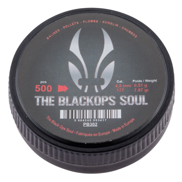 Plombs Black Ops Soul 4,5 mm : Précision et Impact Accrus