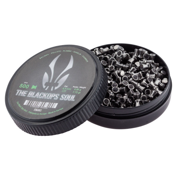 Plombs The Black Ops Soul 4,5 mm : Précision Ultime pour Tir sur Cible