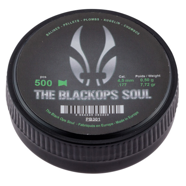 Plombs The Black Ops Soul 4,5 mm : Précision Ultime pour Tir sur Cible