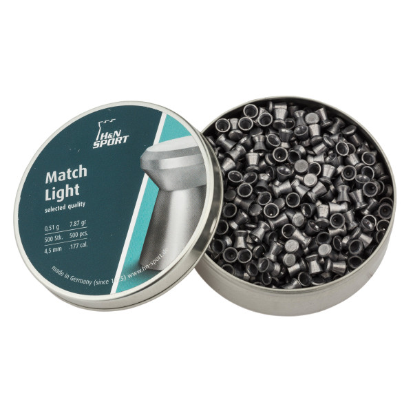 Plombs Match Light 4,5 mm : Précision Ultime pour Tireurs Exigeants