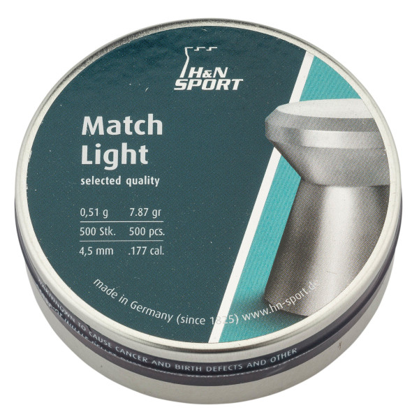 Plombs Match Light 4,5 mm : Précision Ultime pour Tir Sportif