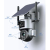 Caméra 360° 4K CAM1073 WiFi Num'Axes : Surveillance Panoramique Autonome
