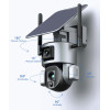 Caméra 360° 4K CAM1073 WiFi Num'Axes : Surveillance Panoramique Autonome