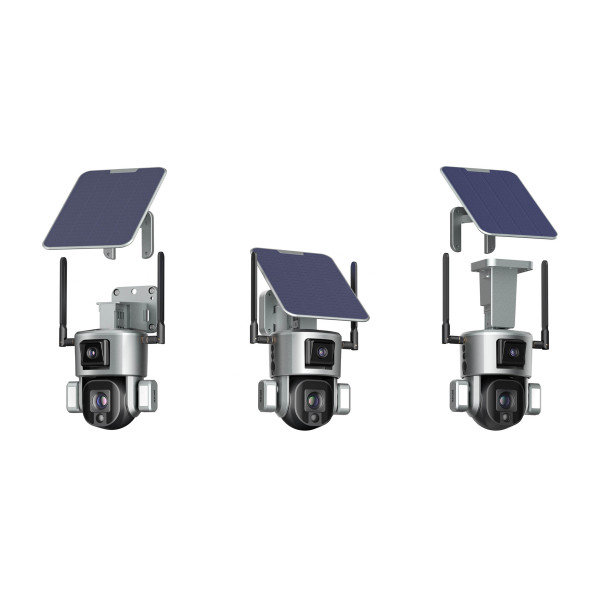 Caméra de Surveillance CAM1071 Num'Axes : 360°, 4K, IA, Solaire