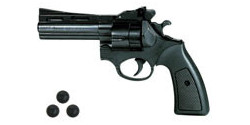 Revolvers à balles caoutchouc