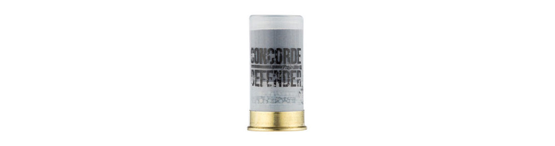 Munitions cal. 12 caoutchouc & blanc