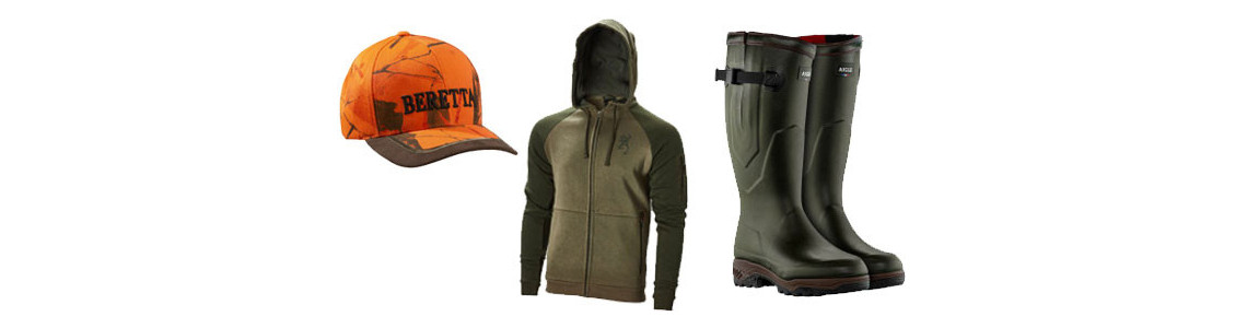 Équipements et vêtements de chasse – gants et accessoires