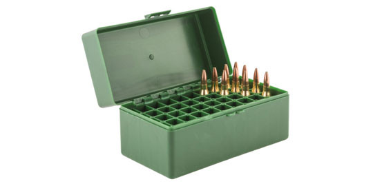 Boites de rangement pour munitions